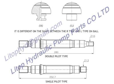 China Durable KAWASAKI Excavator Pump Parts For 8T Excavator Main Pump for sale