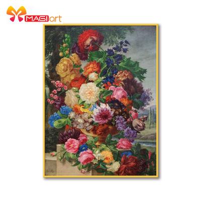 China European Cross Stitch Kits Embroidery DIY 11CT Stamped Fabric Set For Home Flowers All Over Decoration Patterns NCMF326 for sale