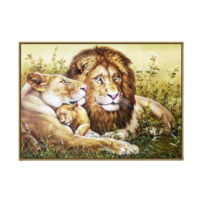 China European Cross Stitch Kits Embroidery DIY 11CT 14CT Stamped Kit Counted Set For Home Decoration Patterns Animals NCMA014 for sale