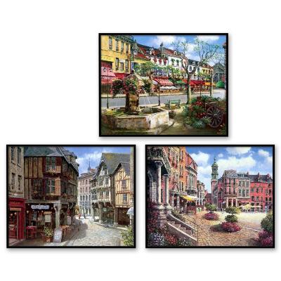 China European Cross Stitch Kits Embroidery DIY 11CT Stamped Kit and 14CT Counted Set for Home Decoration Patterns Landscape NCMS038 for sale