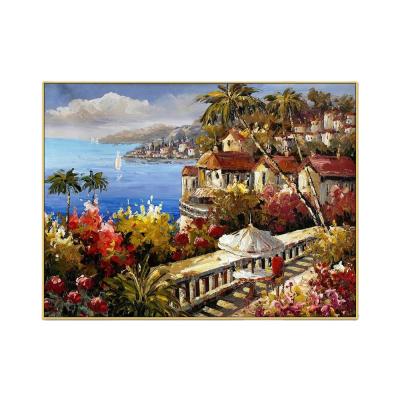 China European Cross Stitch Kits 14CT Embroidery DIY Stamped Kit Counted Set For Home Decoration Patterns Landscape NCMS092 for sale