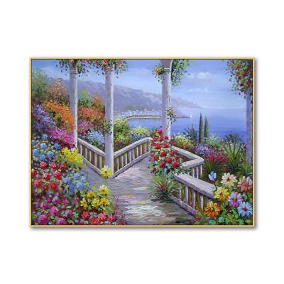 China European Cross Stitch Kits Embroidery DIY 11CT Stamped Kit and 14CT Counted Set for Home Decoration Patterns Landscape NCMS095 for sale