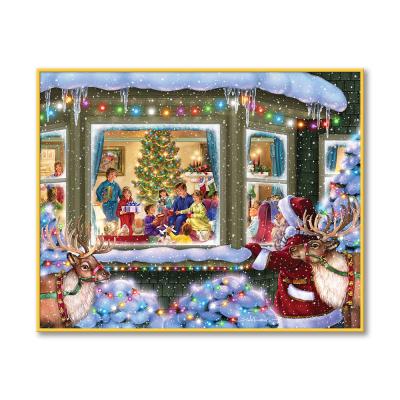 China European Cross Stitch Kits Embroidery DIY 11CT 14CT Stamped Kit Counted Set For Christmas Home Decoration Patterns NCMC130 for sale