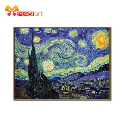 China European Cross Stitch Kits Embroidery DIY Sewing Kit 11CT 14CT Stamped Counted Set For Home Decoration Patterns Landscape NCMS049 for sale