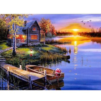 China 5D Diamond Painting CLASSIC DIY Diamond Painting Landscape Home Fantasy Square Round for sale