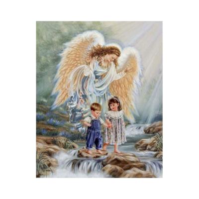 China CLASSIC 5D Diamond Painting Landscape Angel Rhinestone Embroidery Color Cross Stitch Home Decoration XZMP0001 for sale