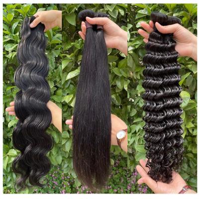 China Women Body Wave Extension Wholesalers Double Weft 26 Inches Bundles 100% Raw Body Wave Virgin Indian Hair Volume Unprocessed for sale