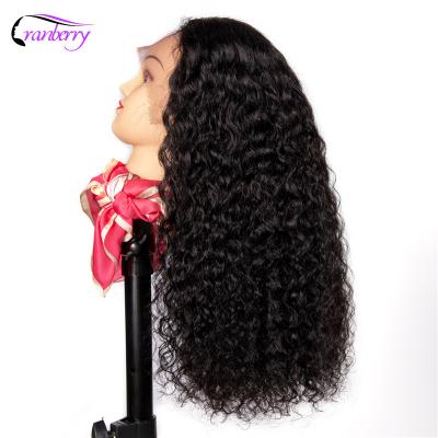 China Wholesale 40inch Water Wave Full Pre Plucked With Baby Hair Brazilian Remy 13x6 Water Wave Hd Hair 360 Lace Frontal Wigs for sale