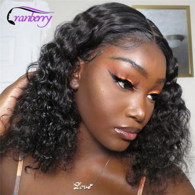 China Water Wave Grade 8a Pre Plucked Wave Cuticle Aligned Virgin Human Water Part Wig T Bob Raw Hair 613 Materials for sale