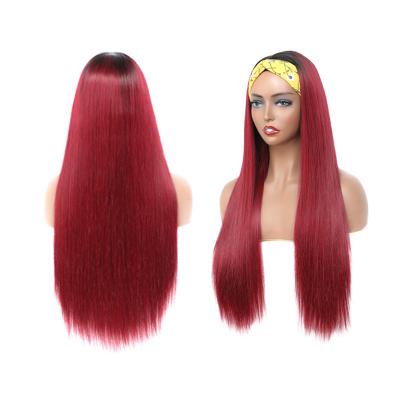 China Wholesale Straight 12a Cuticle Aligned Virgin Hd Colored Brazilian Red Human Hair Bob 100 Swiss Lace Front 99J Lace Wigs for sale