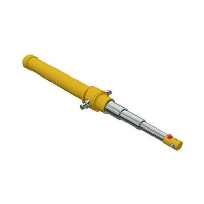 China Earing Telescopic Hydraulic Cylinder 2 3 4 5 Stage Long Stroke Hydraulic Lift Cylinder for sale