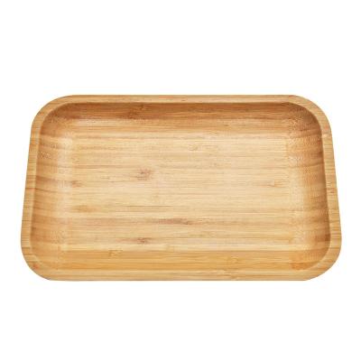 China Smoking Accessories JL-010Z Bamboo Wooden Cigarette Herb Serving Rolling Tray for sale