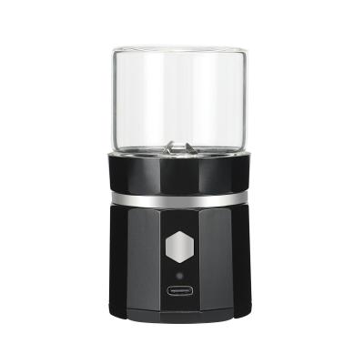 China 2021 USA Factory Direct Rechargeable Herb Grinder Herb Grinders Smoking Electronic Plastic Plastic+glass+metal JL-JC0012 for sale