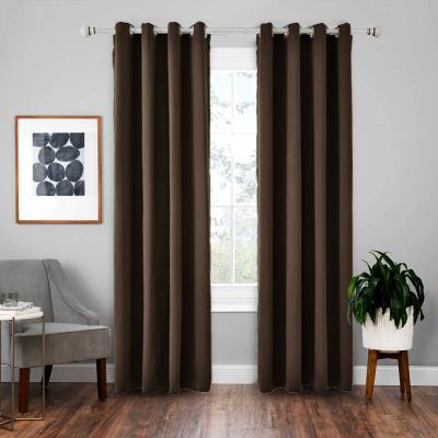 China Gray To Keep Warm Blackout Curtain Factory Direct Blackout Sliding Door Curtain Wide Blackout Curtain for sale