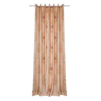 China Wholesale Warm Insulated Polyester Shading Curtains Bedroom Satin Curtain Fabric for sale