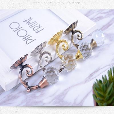 China Eco - Friendly Hook On The Wall Curtain Wall Cubic Hook Crystal Curtain Accessories for sale