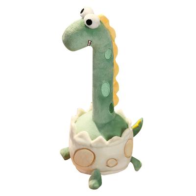 China Gift Enough Led Dinosaur Plush Toys Singing And Dancing Dinosaur Doll Recorder Function Plush Stuffed Dinosaur For Baby Play for sale