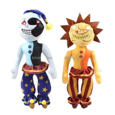 China Cute Gift Free Sample Sunrise Moondrop Game Character Clown Stuffed Plush Sun And Moon Clown Funny Cartoon Doll Toys for sale