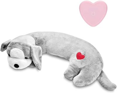 China Amazon Heartbeat Plush Warm Toy Animal For Dog Anxiety Relief Lovely Gift Behavioral Training Aid Toy For Pets for sale