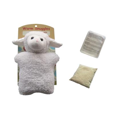 China Pretty Gift Best Made Toys Plush Sheep Stuffed Animals Heat Bag Microwavable Plush Toy Duck Sheep Hippo Penguin Warm Hugs for sale