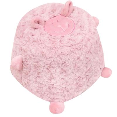 China Gift Lovely Nordic Style Cute Plush Sheep Stuffed Toy House Stools Alpaca Shaped Plush Chair Storage Stools for sale