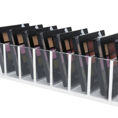 China Fun Eyeshadow Organizer Acrylic Palette Organizers Sustainable Choice Business Card Box for sale