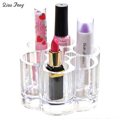 China Viable Choice Fun Cute Plastic Cimple Crystal Lipstick Holder Lipstick Organizer for sale