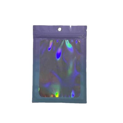 China Security Multifunctional Zip Lock Pouch Smell Proof Sealed Candy Packaging Bag Small Gummies Mylar Bags for sale