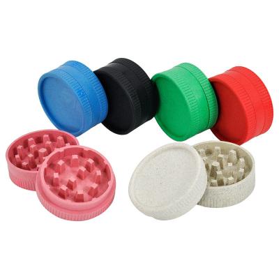 China Tobacco Herb Biodegradable 2 layer tobacco grinder smoke 55*24mm herb grinder smoking accessories grinder for sale