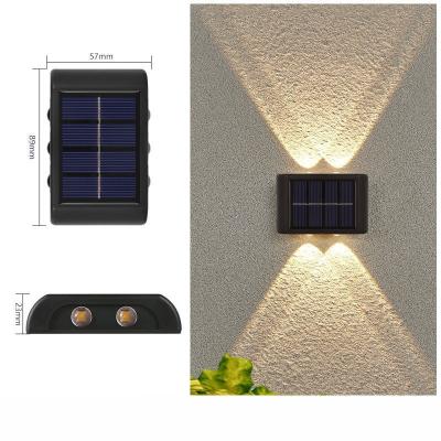 China Modern Solar Outdoor Courtyard Waterproof Landscape Garden Wall Layout Atmosphere Wall Wash Lamp for sale