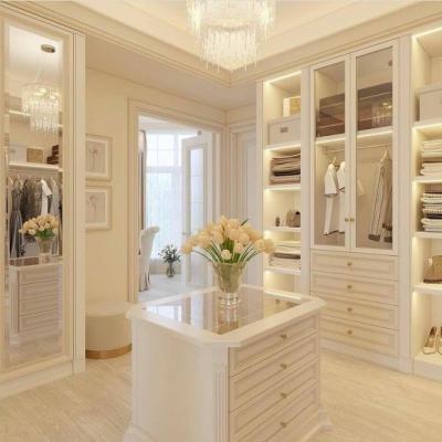 China Bedroom Modern Closet Wooden Wardrobe Combination Closets For Clothes for sale