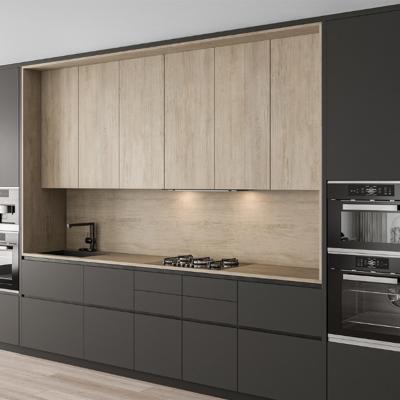 China Custom European Modern Modular Wood Kitchen Cabinets Ready To Assemble Kitchen Cabinets for sale