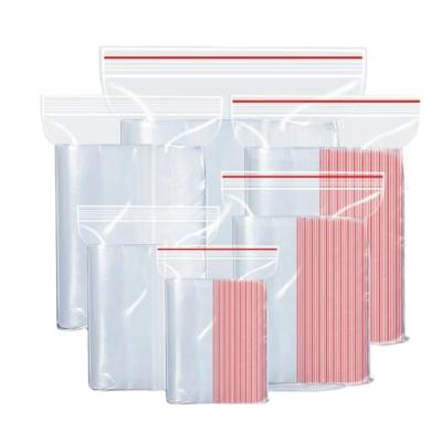 China Custom Logo Zip Lock Custom Bag Ziplock Frosted Plastic Bag Wholesale Security Zipper Pouch for sale