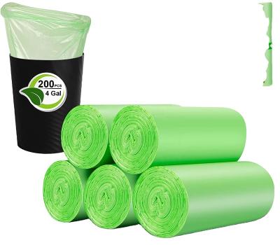 China Reusable / Folding / Eco - Friendly Compostable Bags , 2.6 Gallon Food Scrap Vegetable Trash Bags , ASTM D6400 Compost Bags Small Kitchen for sale