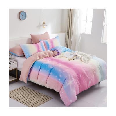 China Microfiber Home Washed 100% Chinese Suppliers Children's Duvet Bedding Cover Folded 3 Piece King Size Bed Comforter Cover for sale