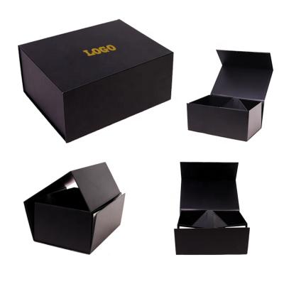 China Other Custom Luxury Paper Magnet Gift Box Foldable Collapsible Garment Apparel Clothing Packaging Box for sale