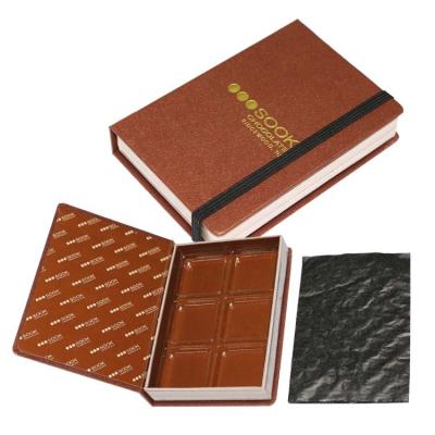 China Handmade Book Shaped Paper Packaging Box With Magnetic Closure Gift Box With Tray for sale