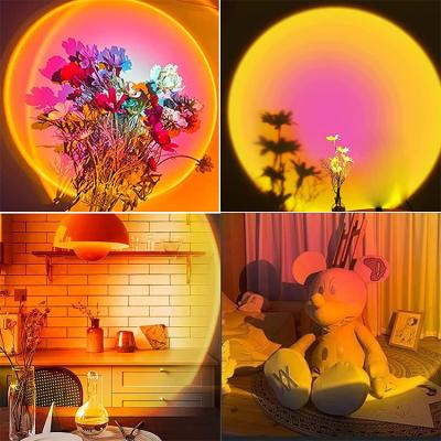 China Modern Amazon Top Selling Photographing Background RGB Sunset Projection Sunset Lamp for sale