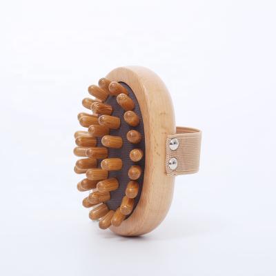 China All Natural High Quality Wholesale Bamboo Wooden Handle Shower Body Brush Massage Bath Brush for sale