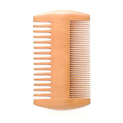 China Home Wholesale Highest Quality Beard Grooming Kit Wood Wide Tooth Beard Comb for sale