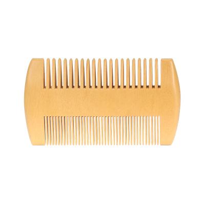 China Custom Logo Wholesale Beard Comb Wood Beard Comb Black Beard Comb Home Private Label for sale