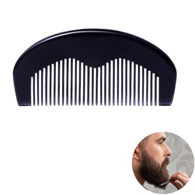 China Private Label Pocket Comb Size 11cm Black Wooden Hair Beard Comb Home for sale