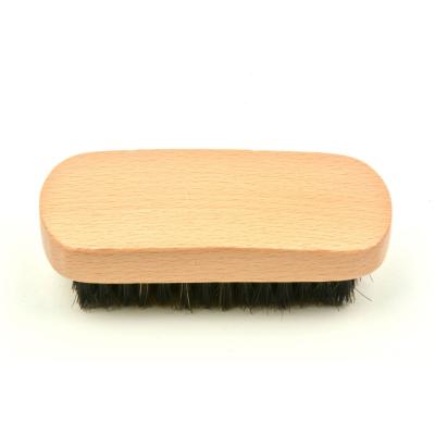 China Beards Wholesale Cheap Beech Boar Bristle Rectangle Wooden Handle Beard Brush Wholesale for sale