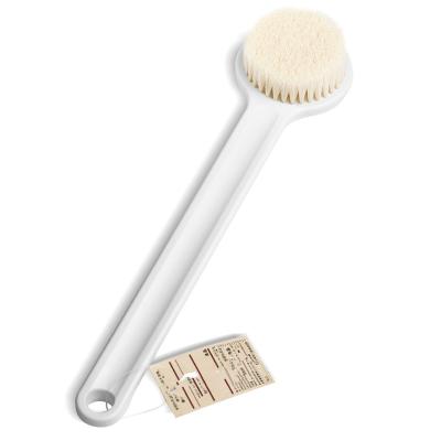 China Handheld Wooden Detachable Brush Body Hair Natural Spa Bath Massager Dry Skin Scrub for sale