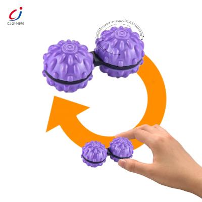 China Hot Selling Siamese Ball Muscle Relaxation Finger Relaxation Toy Wiggle Hand Spinner Massage CJ-2144570 for sale