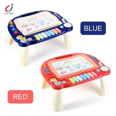 China Plastic Multifunctional Educational Hand Drum Baby Registration Board Musical Children Table Set Drawing Toys for sale