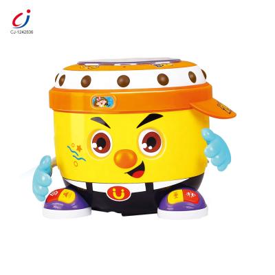 China Battery Operated DJ Toy Baby Cartoon Educational Toy Electronic Kids Drum Drum Toys for sale