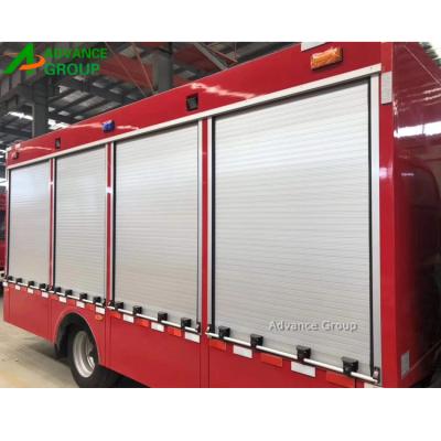 China Traditional High Stability Fire Truck Roller Shutter Door With Customized Size for sale