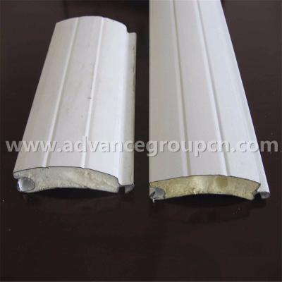 China Commercial PU Foam Inside Insulated Aluminum Roller Shutter Slats for sale