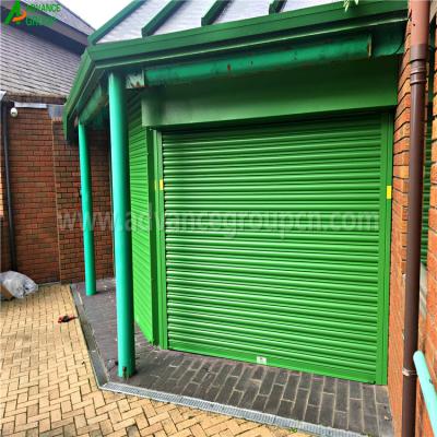 China 2019 heavy duty cheap price galvanized steel automatic exterior aluminum storage roller garage door shutter for sale